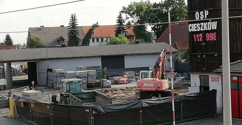 Rozpoczął się remont remizy OSP Cieszków