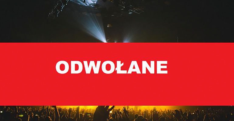 Odwołane imprezy
