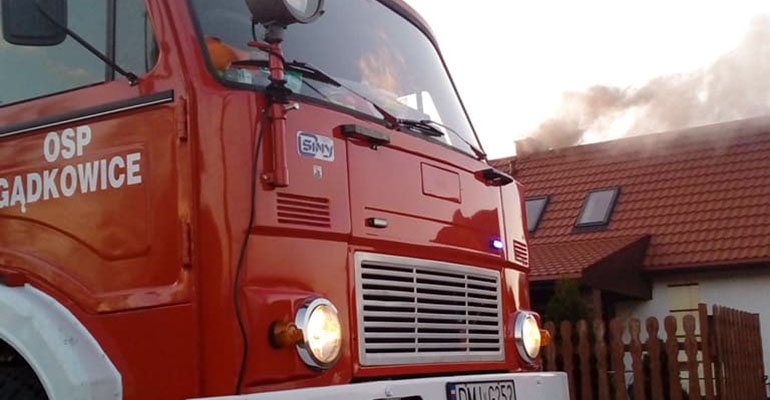 Pożar sadzy we Wziąchowie