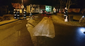 Strażacy usuwali skutki kolizji