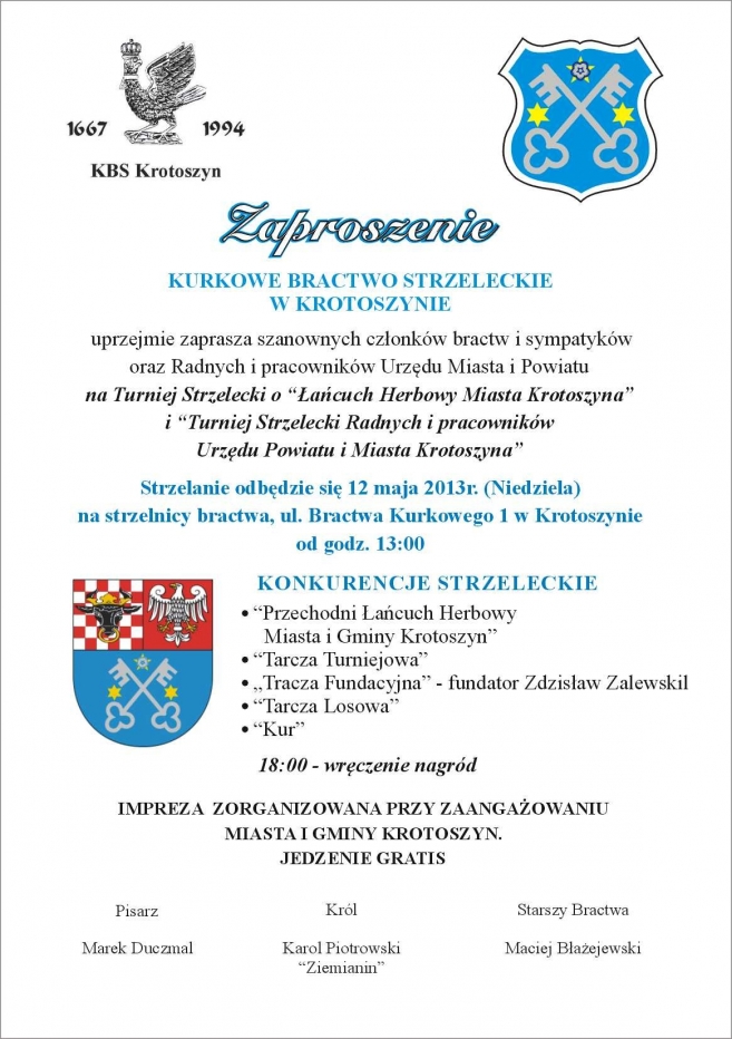 Zawody strzeleckie u Bractwa