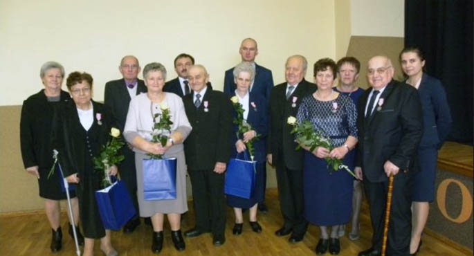 Medale na złote gody