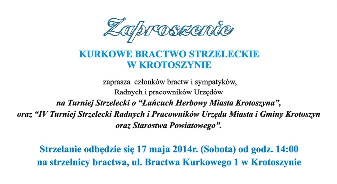 Dwa turnieje strzeleckie