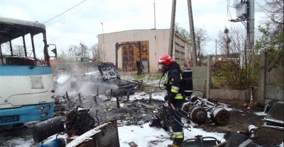 Spłonęły dwa pojazdy[gallery]