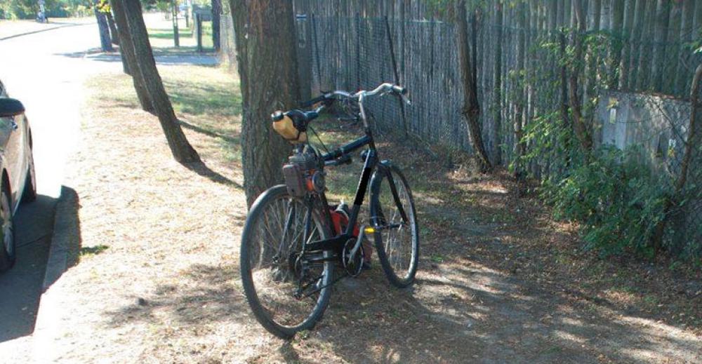 Rowerzysta uderzył w drzewo