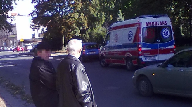 Fiat Panda wyjechał z ul. Zamkowej