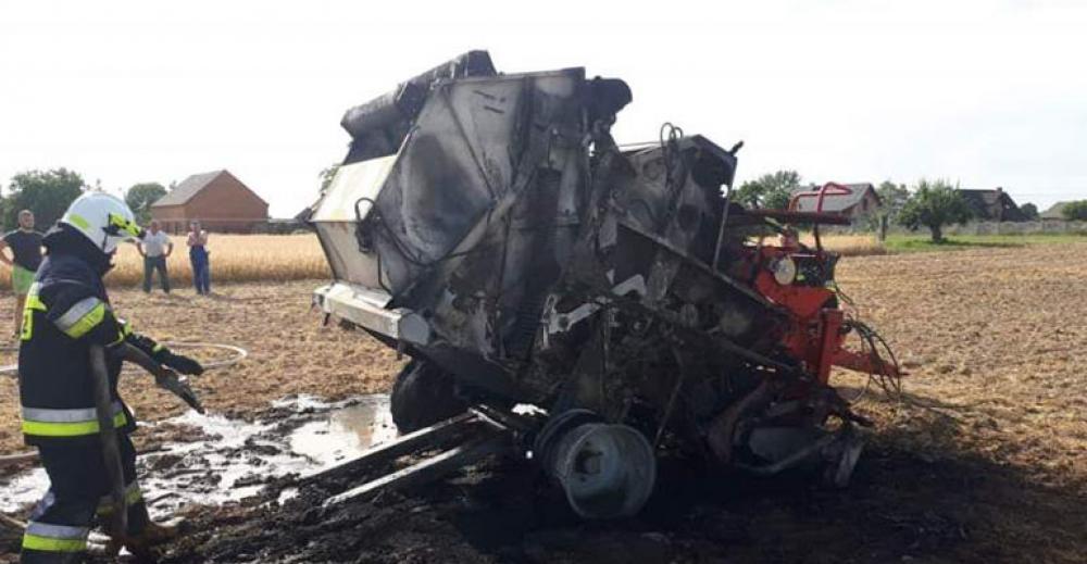 Kolejny pożar podczas żniw