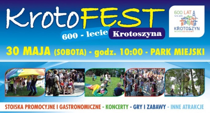 Po raz drugi Kroto Fest odbędzie się w parku. Tym razem będzie sporo akcentów jubileuszowych