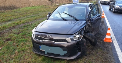 Ciężarówka zderzyła się z Elką