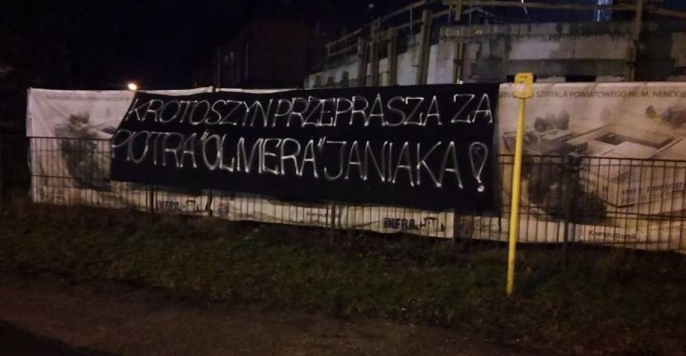 Omyłka krotoszynianina i bezprawny banner