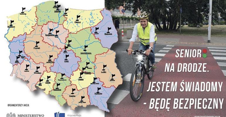 Senior bezpieczny na drodze