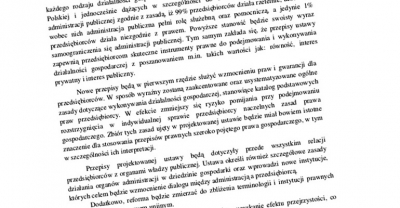 Prawo przedsiębiorców będzie nadrzędne wobec innych ustaw