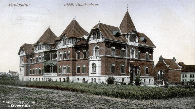 Pocztówka pochodzi z 1909 roku (wysłana została 14 lutego 1912 roku - treść w j. niemieckim)