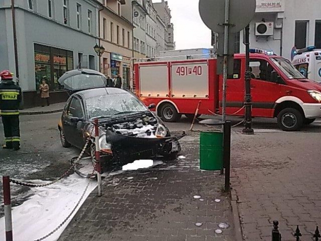 Zderzenie Forda z Renault 