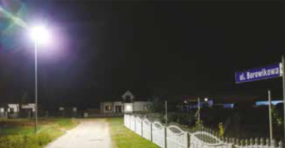 Nowe oświetlenie w Raczycach