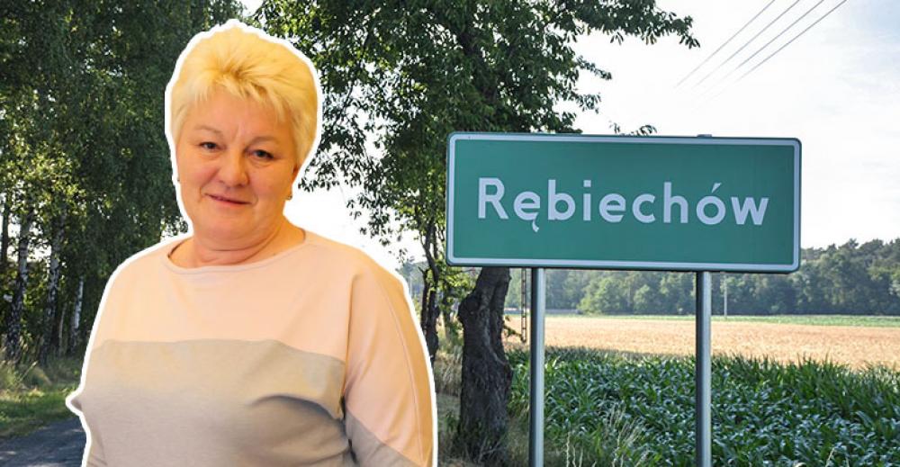 Małgorzata Kucharczyk została piąty raz z rzędu sołtyską Rębiechowa