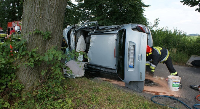 Ciężarna ucierpiała w wypadku[gallery]