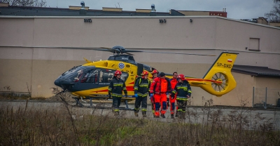 Lądował śmigłowiec LPR