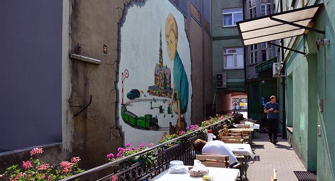 Nowy mural w centrum miasta