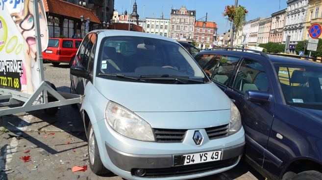 Oddaliła się z miejsca kolizji 