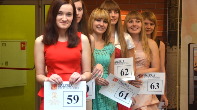Uczestniczki castingu w Galerii Krotoszyńskiej