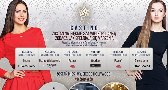 Ruszyły castingi do Miss Wielkopolski