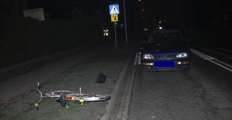 Kobieta potrącona na przejściu dla pieszych