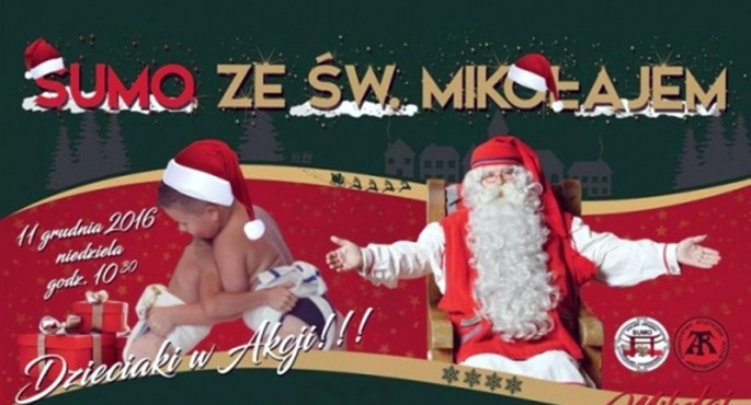 Sumo z Mikołajem