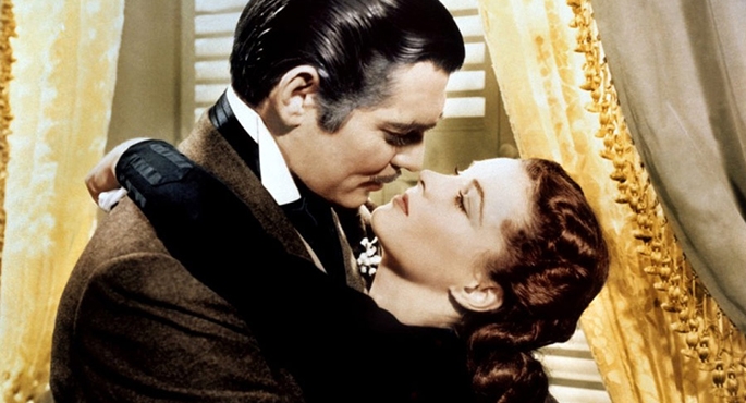 Clark Gable i Vicien Leigh jako Rhett Butler i Scarkett O Hara
