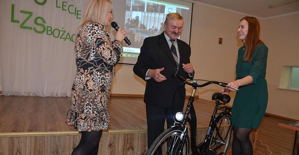 Zygmunt Przybyłek dostał w prezencie rower