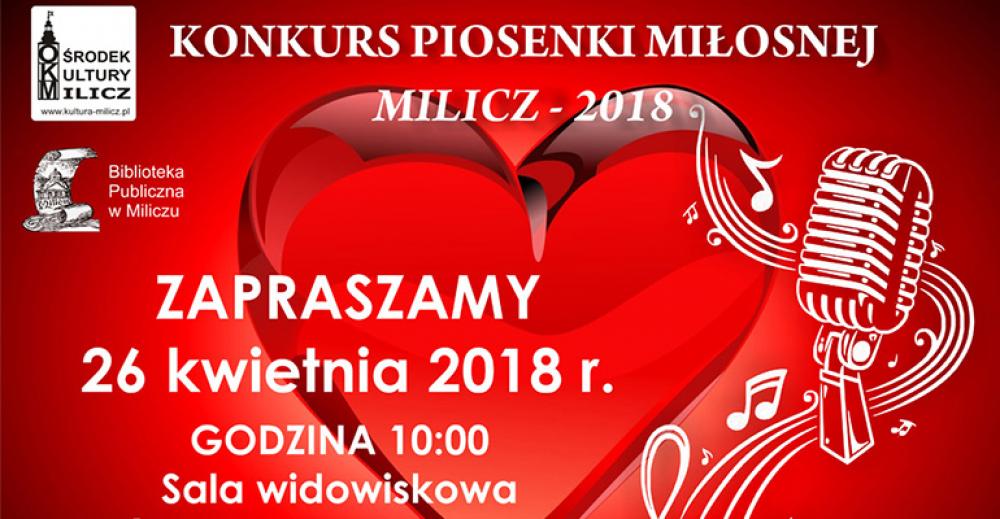 Trwają zapisy na Konkursie Piosenki Miłosnej