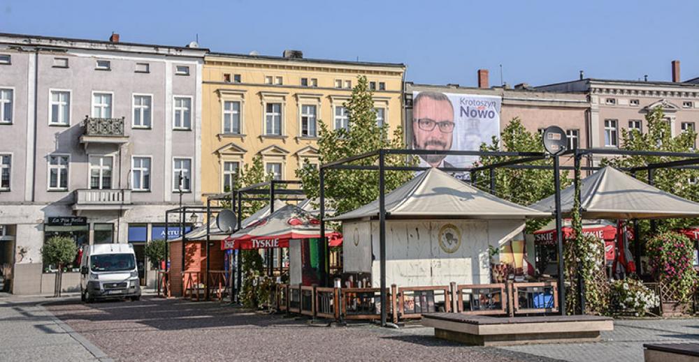 Nocne życie w centrum Krotoszyna