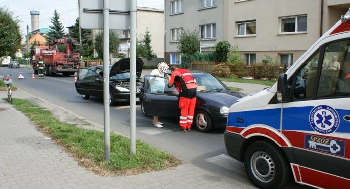 Zderzenie dwóch osobówek