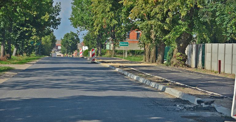 Poślizg na ścieżce