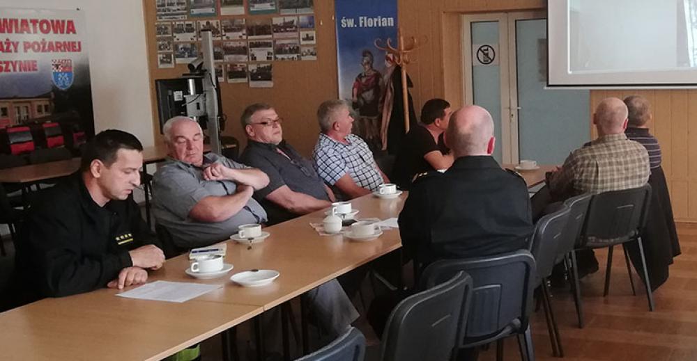 Kominiarze u strażaków