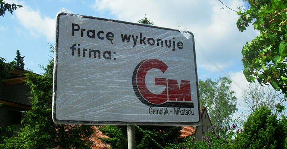 Droga we Wszewilkach na ukończeniu