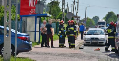 Pijany pieszy wpadł pod auto[gallery]