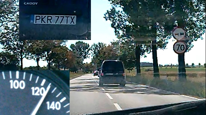 Strażnik ukarany za prędkość 