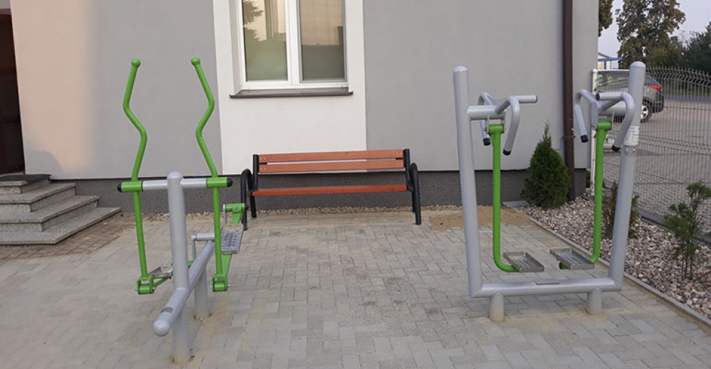 Koniec prac przy siłowni zewnętrznej