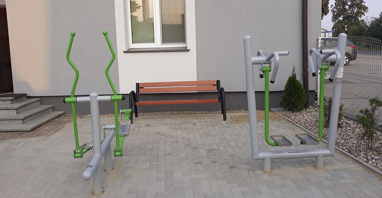 Koniec prac przy siłowni zewnętrznej