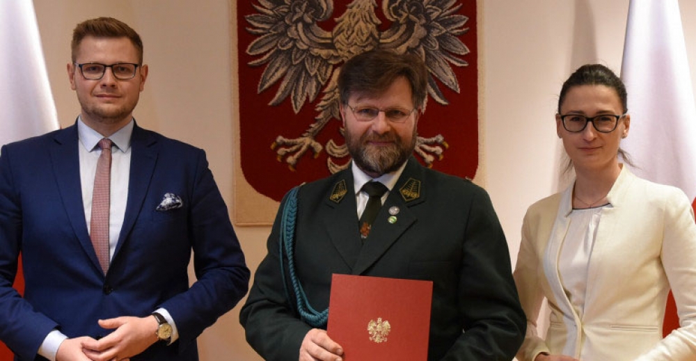 Awansowany na łowczego krajowego