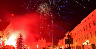 Krotoszyniacy przywitali nowy 2018 rok[wideo]