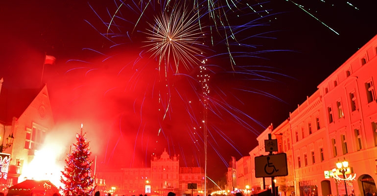 Krotoszyniacy przywitali nowy 2018 rok