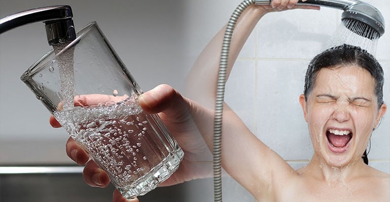 Woda tylko do mycia i picia