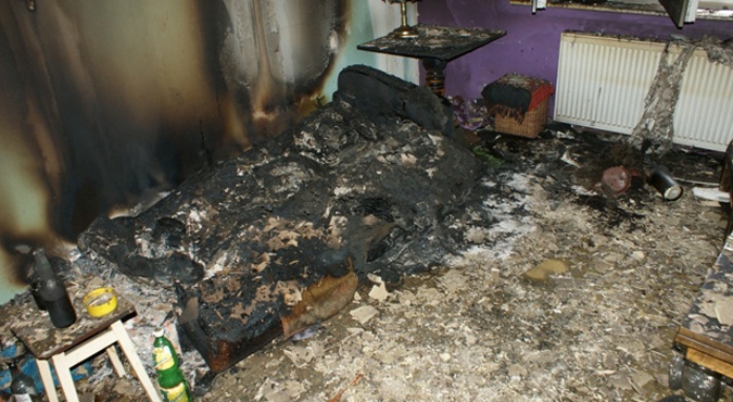 55-latek zmarł od zadymienia