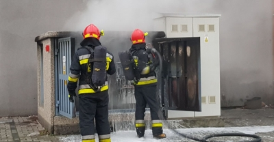 Pożar transformatora