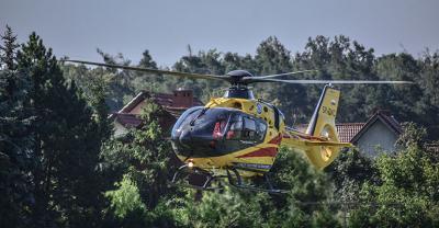 Śmigłowiec zabrał chorą do szpitala