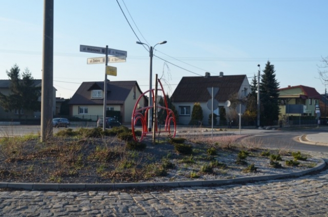 Uroczystość na rondzie