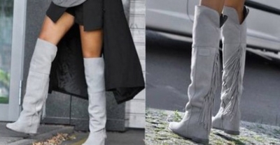 Kozaki sięgajace za kolano to hit jesiennej i nadchodzacej zimy