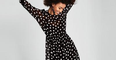 Czarne i białe kropy i kropeczki